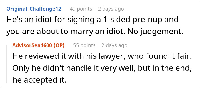 Guy Freaks Out Over Prenup And Especially The 'Infidelity Clause' Guy Freaks Out Over Prenup And Especially The 'Infidelity Clause'