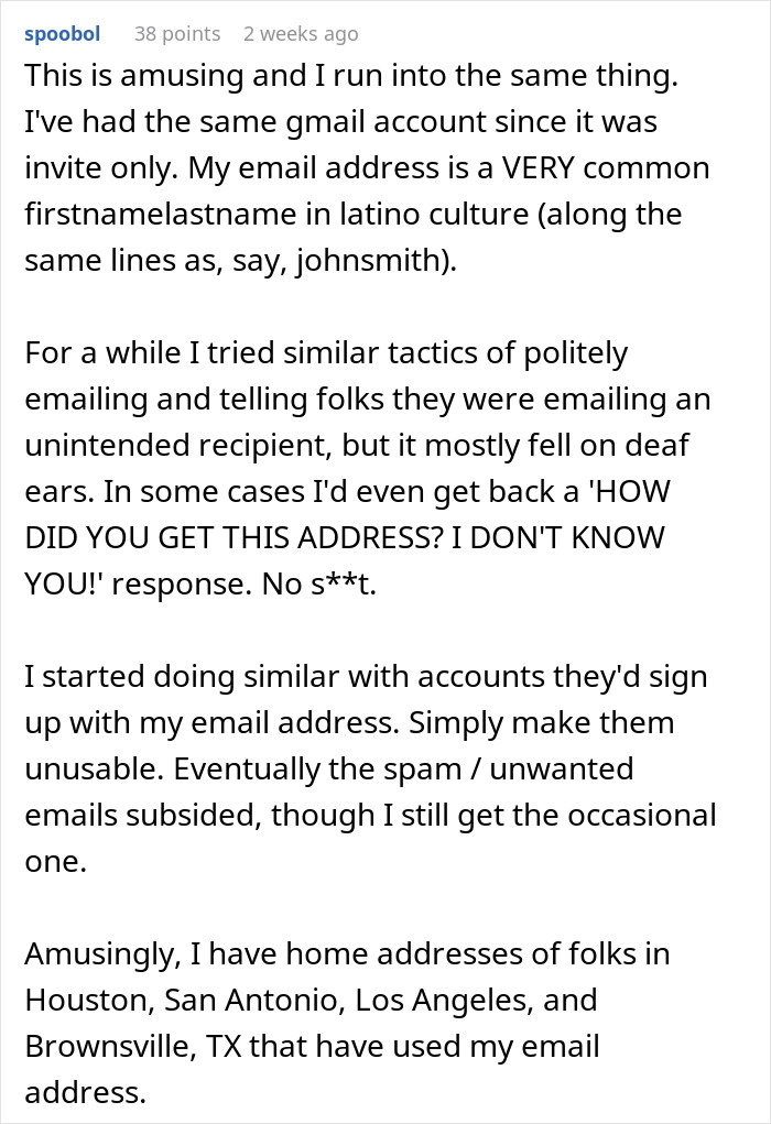 Guy Is Tired Of Getting Spam Emails Meant For Another Person, Executes Petty Revenge