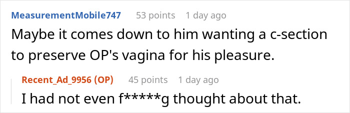 Man Gets Mad When Wife Says Only She’s Behind The Choices On Their Baby’s Birth, As It’s Her Body Man Gets Mad When Wife Says Only She’s Behind The Choices On Their Baby’s Birth, As It’s Her Body