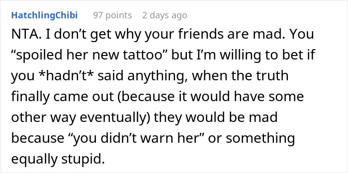 Man Gets Called Out For Telling His Friend The True Meaning Of Her “Chinese” Tattoo