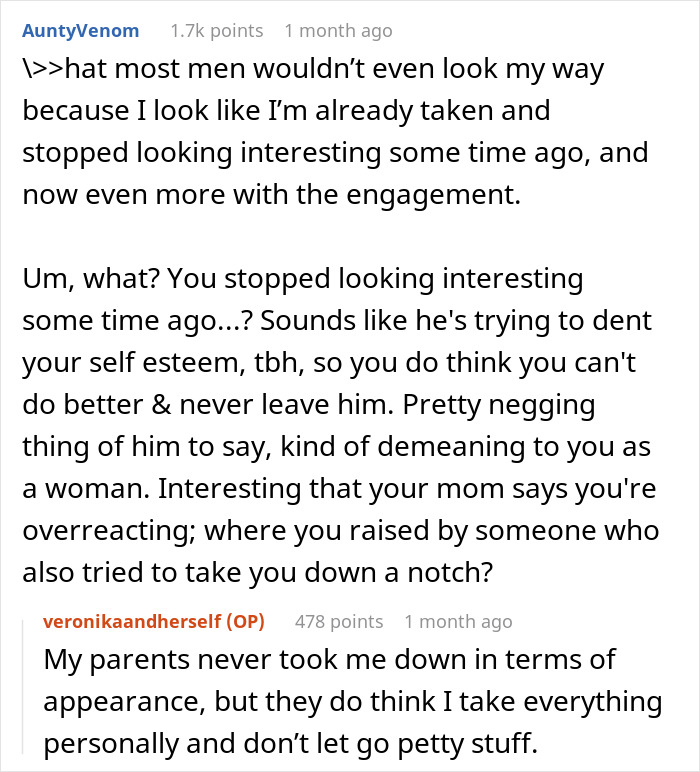 Man Says His Wife-To-Be Couldn’t Pull Anyone Else, She Holds A Grudge Man Says His Wife-To-Be Couldn’t Pull Anyone Else, She Holds A Grudge