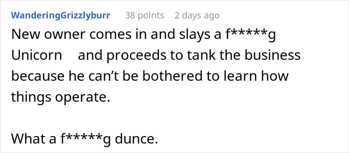 New Boss Fires Employee He Didn’t Like, Turns Out He Brought In Nearly 50% Of Company’s Income New Boss Fires Employee He Didn’t Like, Turns Out He Brought In Nearly 50% Of Company’s Income