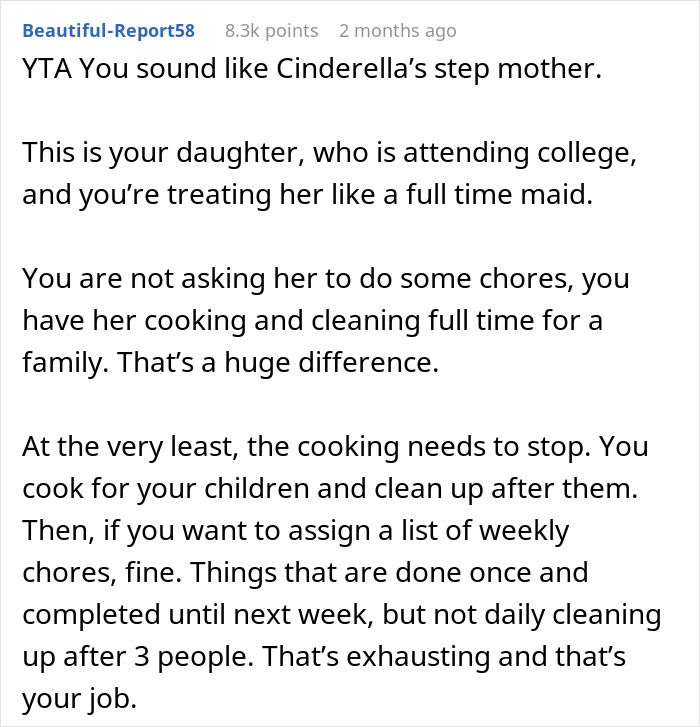 "Am I The Jerk For Expecting My Daughter To Stick To Our Chores-For-Rent Deal?" "Am I The Jerk For Expecting My Daughter To Stick To Our Chores-For-Rent Deal?"