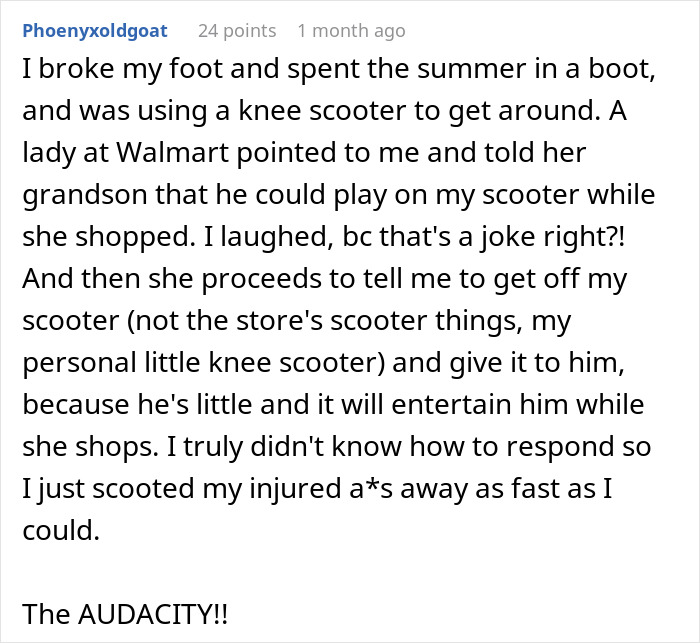 Woman Shakes Person’s Wheelchair, Demands They Give It To Her Since She’s Older Woman Shakes Person’s Wheelchair, Demands They Give It To Her Since She’s Older