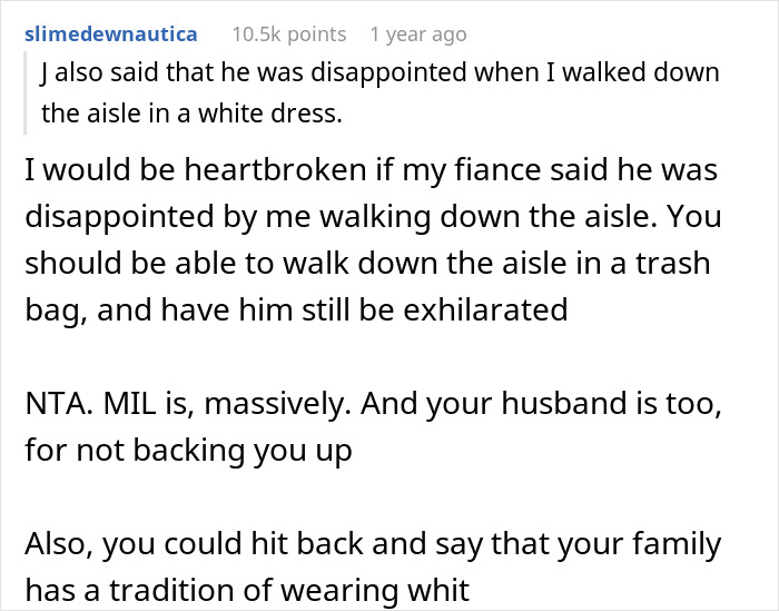 Bride Conflicted After Family Glare Daggers At Her: “AITA For Wearing White To My Wedding?