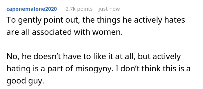 Man Requests A Free Meal, Which His GF Accepted Due To Her Hobby He Continually Made Fun Of Man Requests A Free Meal, Which His GF Accepted Due To Her Hobby He Continually Made Fun Of