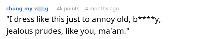 Woman Berated By Karen Over Her “Shameful” Outfit, Watches Her Audacity Change To Embarrassment Woman Berated By Karen Over Her “Shameful” Outfit, Watches Her Audacity Change To Embarrassment