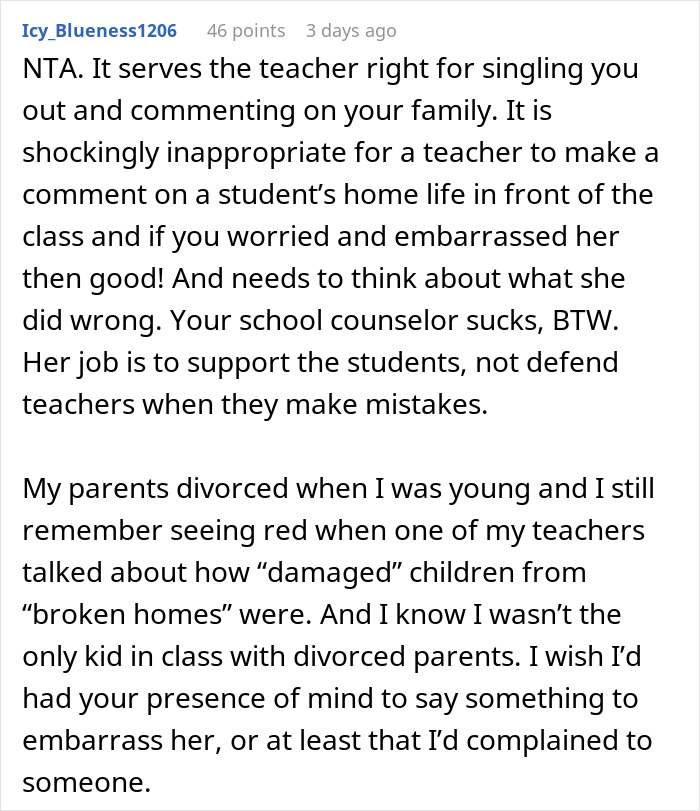 “What Do You Mean I’m Adopted?”: Student Embarrasses Teacher For Making Assumptions “What Do You Mean I’m Adopted?”: Student Embarrasses Teacher For Making Assumptions
