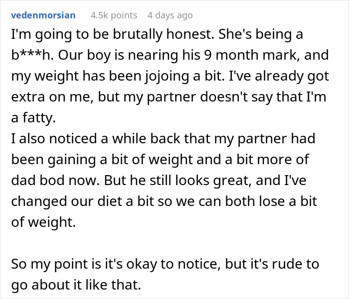 Husband Tells Wife To Stop Body-Shaming Him Or He Will Do The Same To Her, She's Left In Tears Husband Tells Wife To Stop Body-Shaming Him Or He Will Do The Same To Her, She's Left In Tears