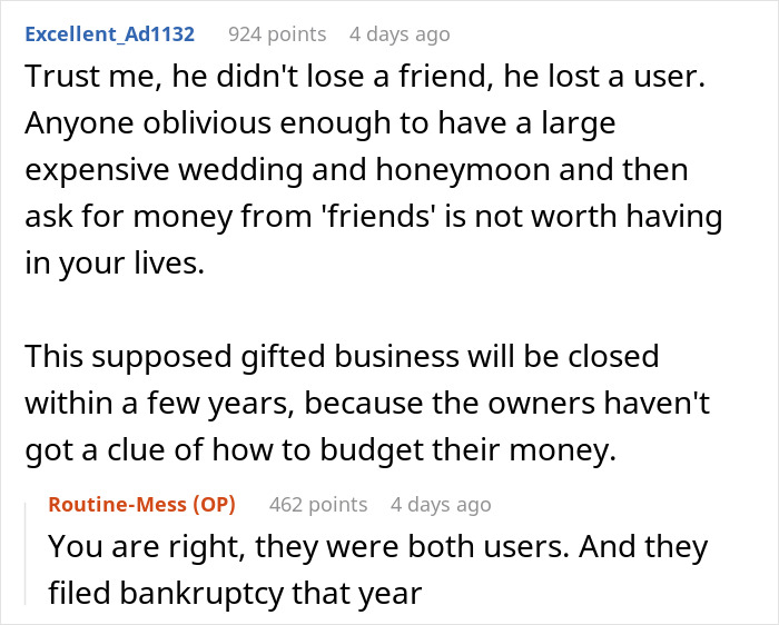 Guy Refuses To Sell His Car To Help Out 'Broke' Friends Who Just Had A Luxurious Wedding Guy Refuses To Sell His Car To Help Out 'Broke' Friends Who Just Had A Luxurious Wedding