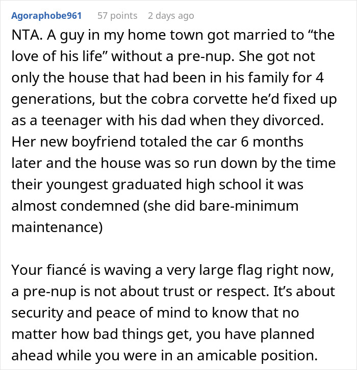Guy Freaks Out Over Prenup And Especially The 'Infidelity Clause'