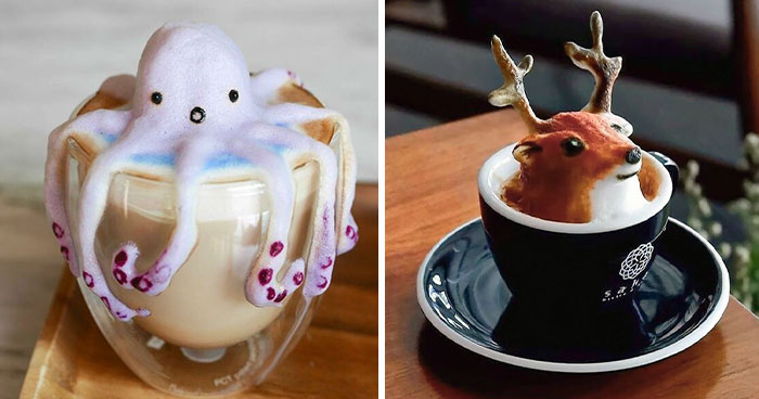 50 Times Latte Art Was So Impressive, It Looked Almost Too Good To Drink