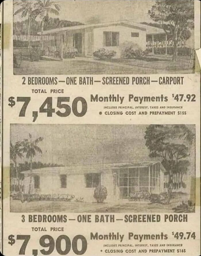 Housing Ad From 1955