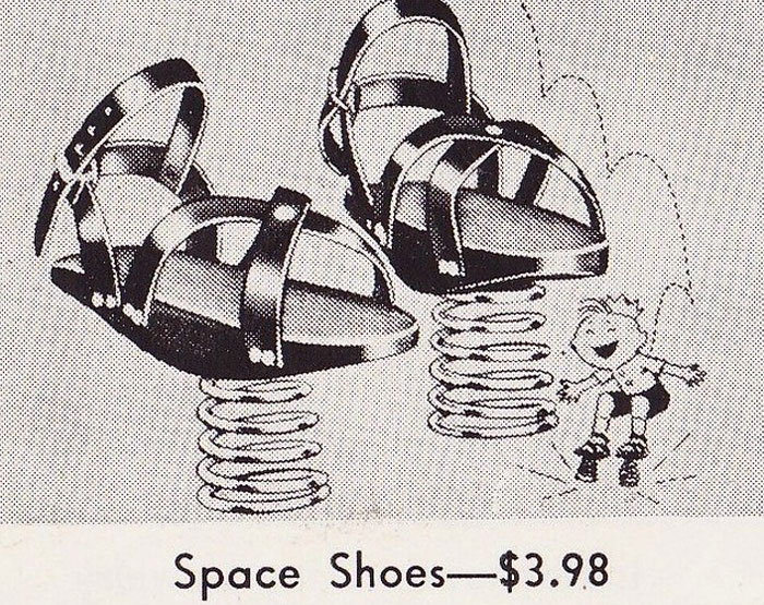 Ad For Space Shoes 1962