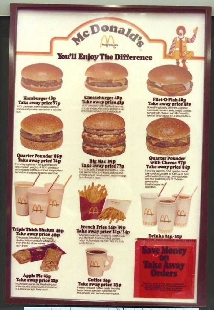 Retro Fast Food Nostalgia