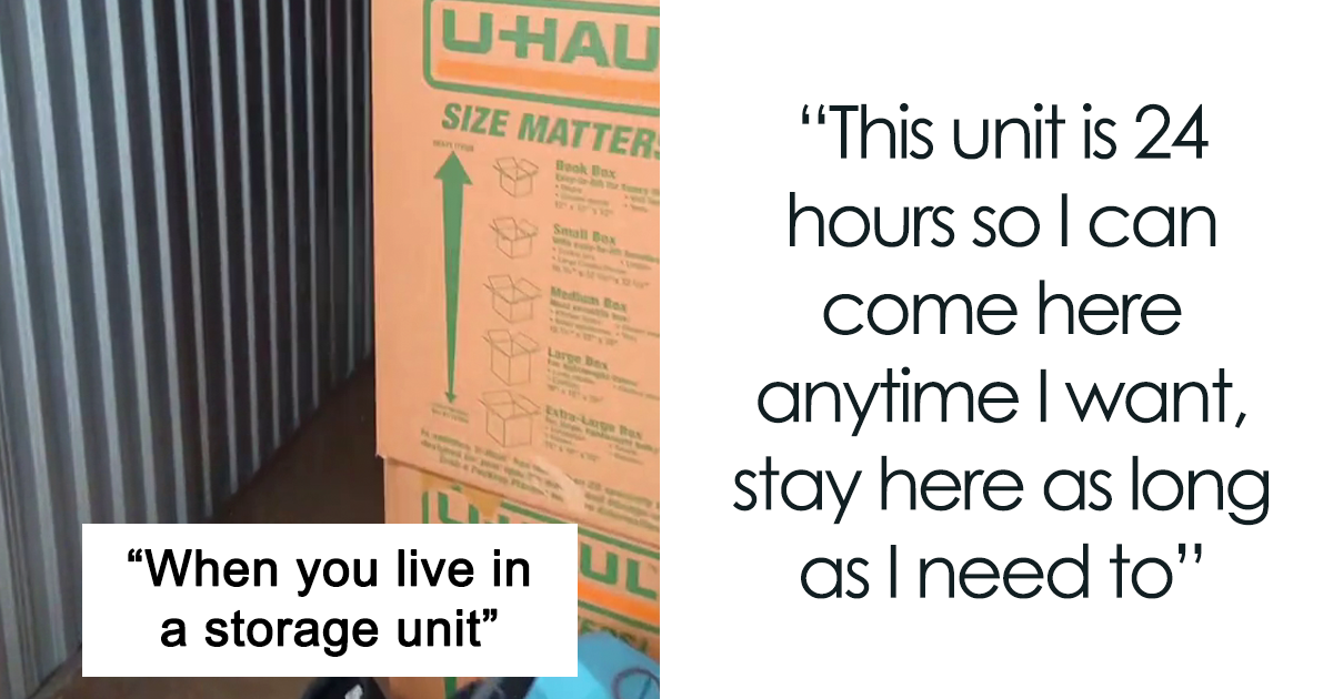 Guy Shares That He Lives In A Storage Unit, Because It’s Much Cheaper