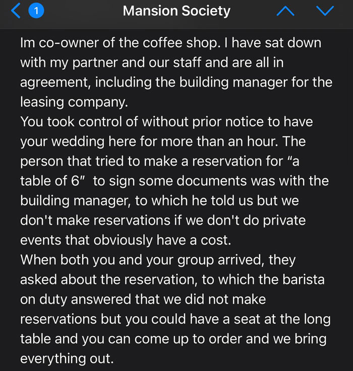 Couple Spark Outrage After Taking Over Cafe For Wedding Without Permission, Owners Clap Back