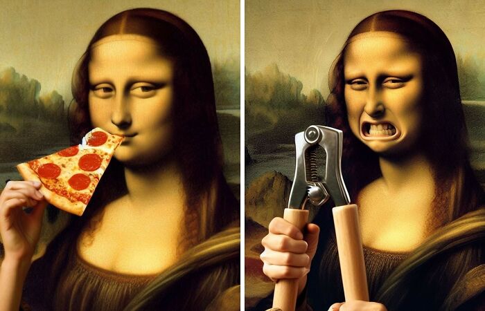 Mona Lisa: Moments After The Doodle (9 Pics)