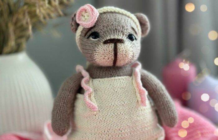 My Little Teddy Bear Knitting Pattern (6 Pics)