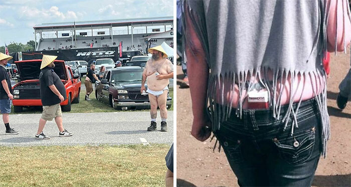 30 Of The Most Hilariously Chaotic Things To Have Been Spotted At Car Shows