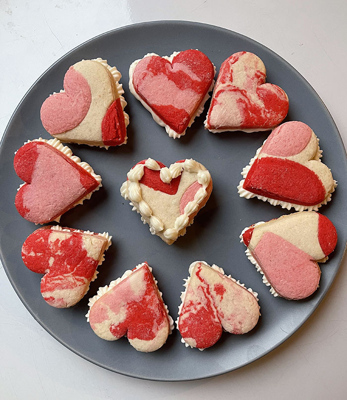 My First Time Making Valentine's Day Sandwich Cookies