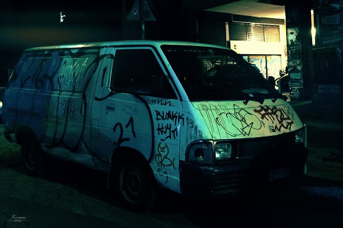 Cyberpunk Athens 2124: Night Street Photography By Zouan Kourtis (12 Pics)