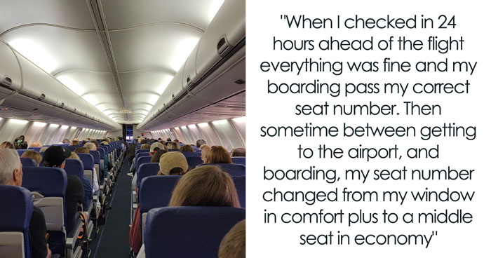 Traveler Books The Comfort Seat She Wants, Gets Surprised By A Last-Minute Bump Down To Economy