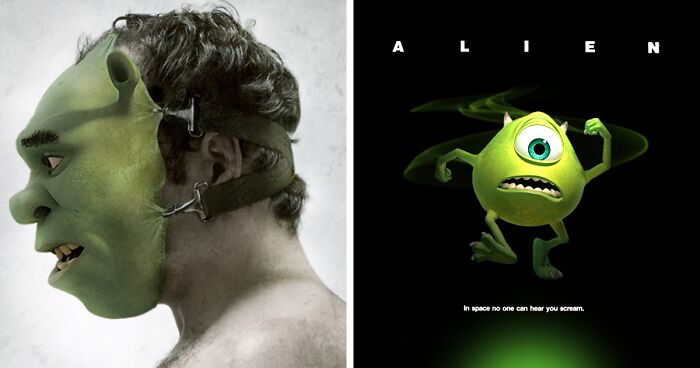 Famous Horror Films Photoshopped To Look Appropriate For Children (29 Pics)