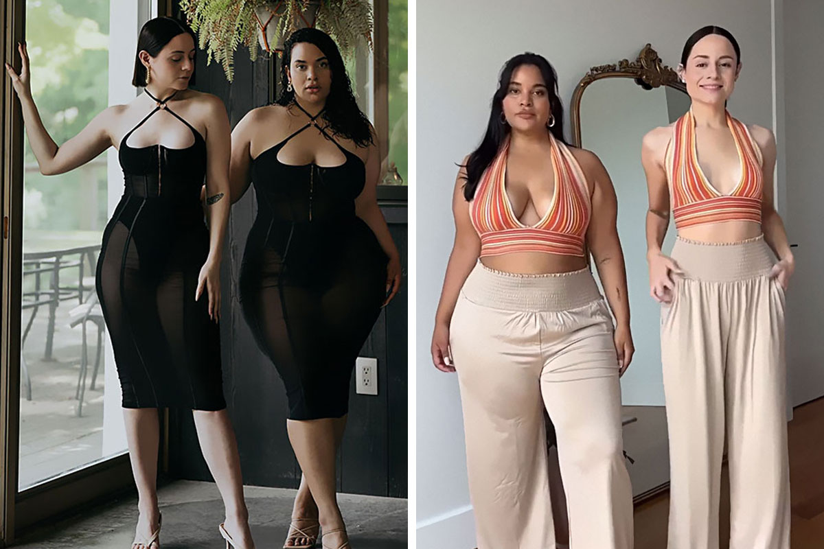 Style, Not Size”: Two Friends Wear The Same Outfit To Show There Is No  “Ideal” Body Type (38 New Pics)