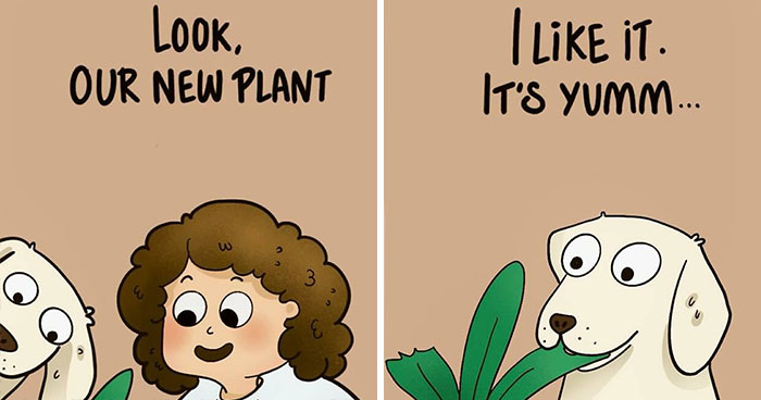 This Artist Makes Wholesome Comics That Show The Unique Dynamic Between Humans And Their Pets (30 Pics)