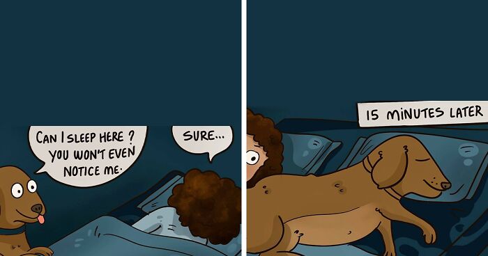 This Artist Makes Wholesome Comics That Show The Unique Dynamic Between Humans And Their Pets (30 Pics)