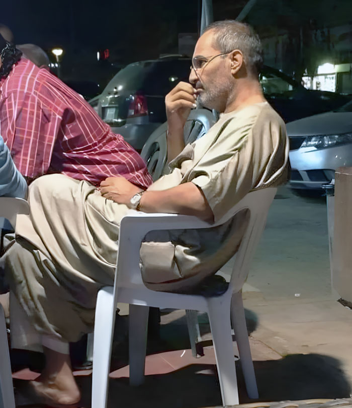 Steve Jobs' Lookalike In Egypt
