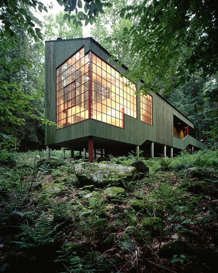 The Forest House, Designed By Peter Bohlin For His Parents In Connecticut, 1975 Photographs By @bohlincywinskijackson