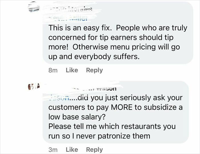 Owner Of Three Restaurants In The Suburbs Of Chicago Asks His Customers To Pay His Wait Staff A Better Wage