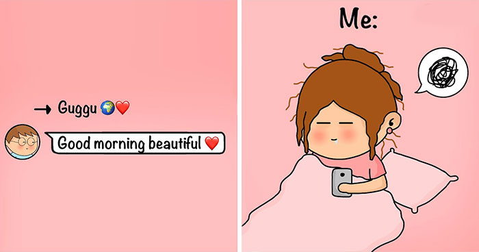 99 Relatable Illustrations From An Artist Sharing Moments Of Their Long-Distance Relationship