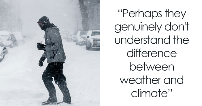 Atmospheric Scientist Points To Difference Between Weather And Climate