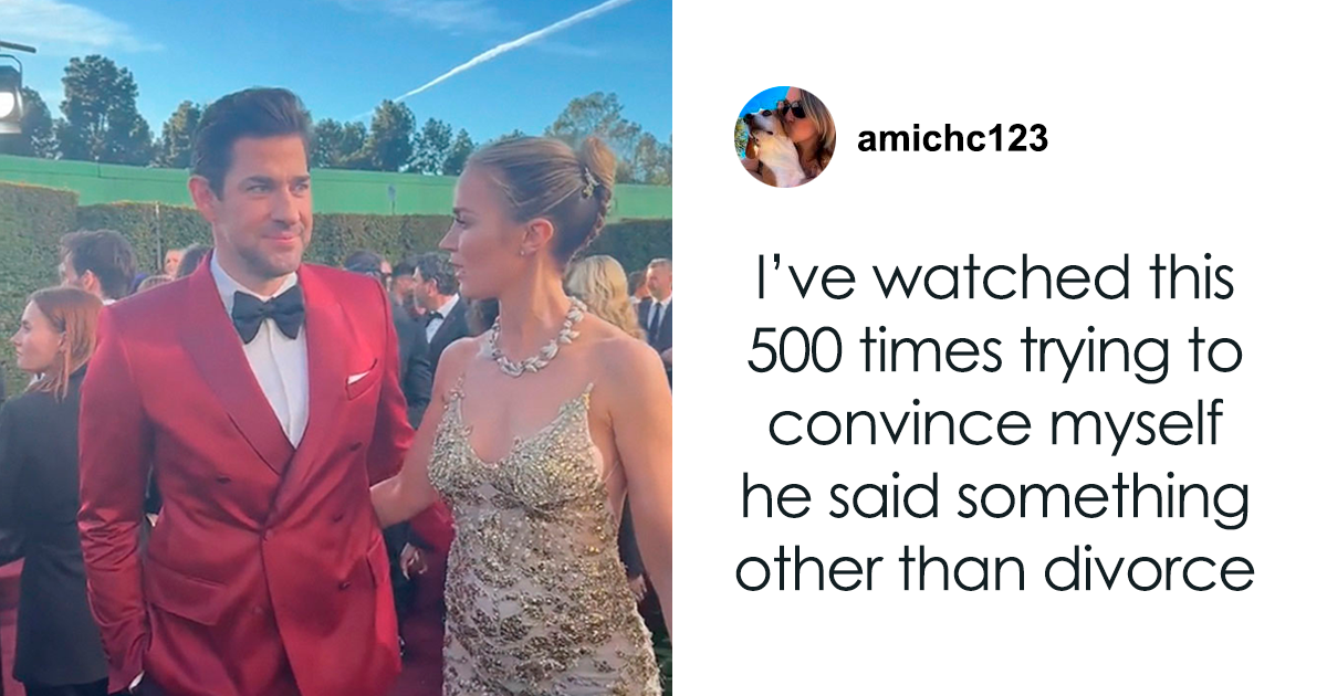 Lip Readers Worry About John Krasinski Asking For “Divorce” At Golden Globes With Emily Blunt