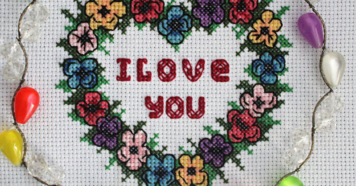 Simple And Easy Cross Stitch Patterns For Valentine’s Day That I Made (10 Pics)
