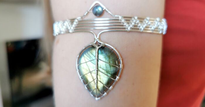 I Made An Elven Leaf Armband