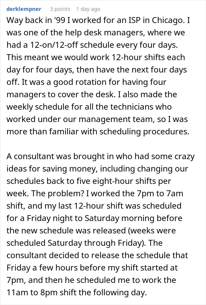 "Close At 11 PM, Open At 5 AM": Management Refuses To Let Employee Switch Schedules, Regrets It "Close At 11 PM, Open At 5 AM": Management Refuses To Let Employee Switch Schedules, Regrets It