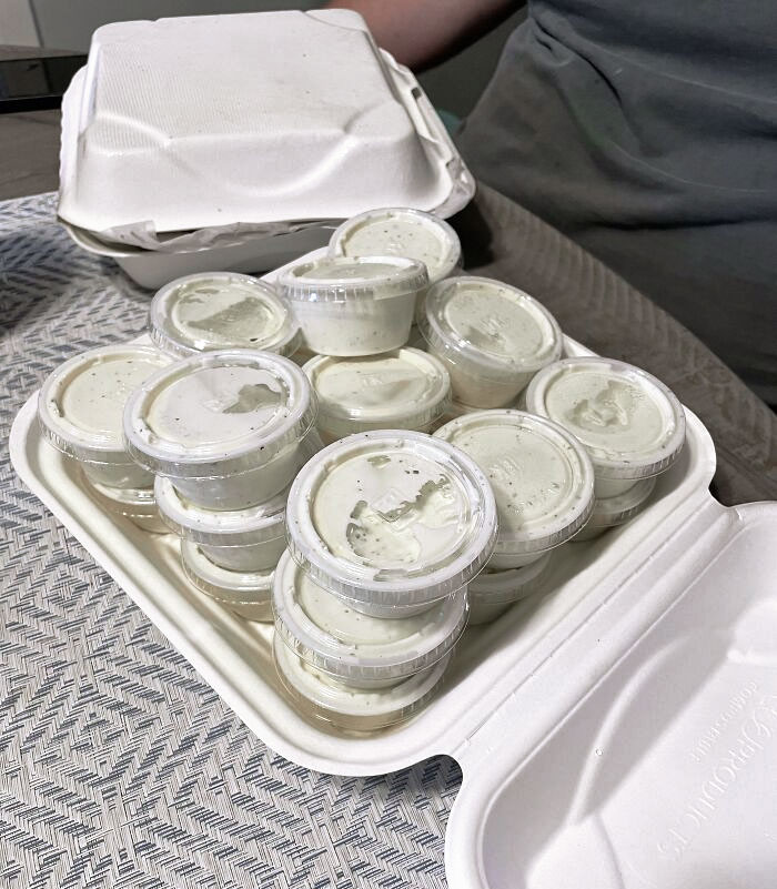 My Husband Asked For A Side Of Ranch. What Do We Do With All Of This?