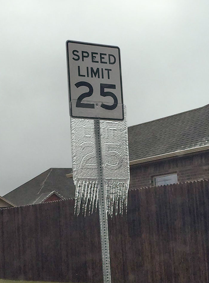 It Got A Little Icy In My Neighborhood