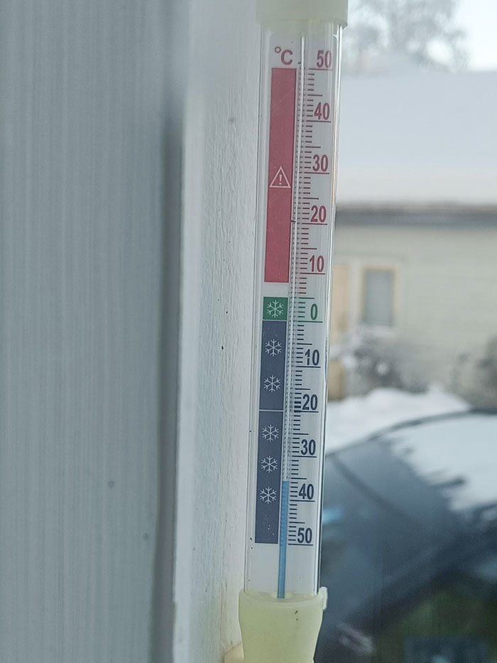 It's -36 Celsius In Finland Today