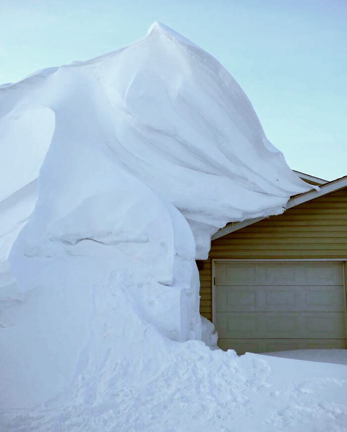 This Winter The Snow Is Piled Taller Than The House In Canada