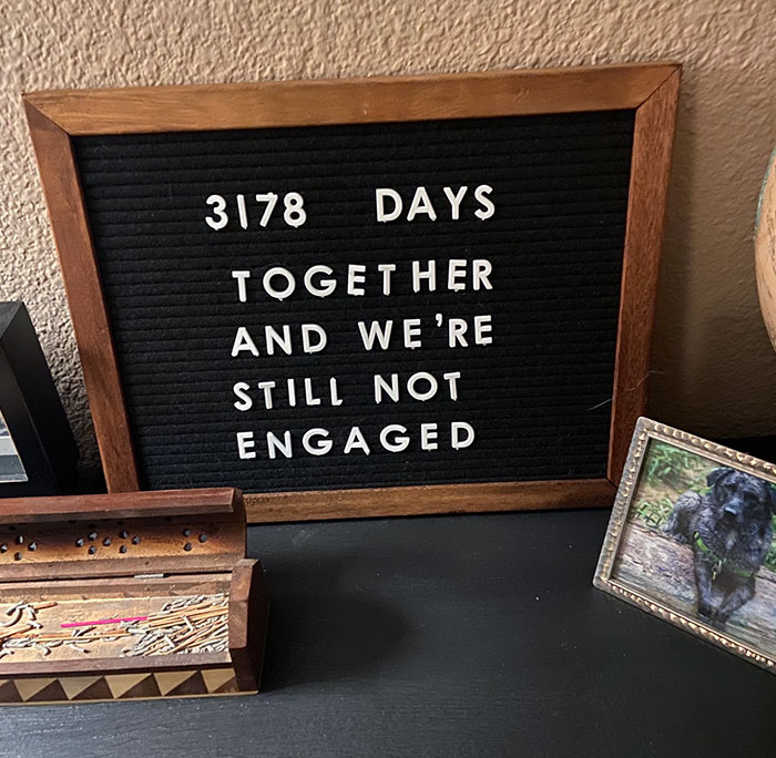 Came Home From Work To See My Girlfriend Had Updated Our Letterboard