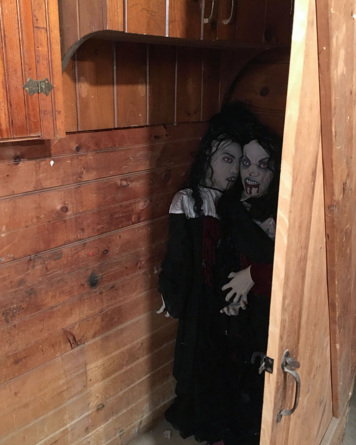 My Wife Put These Halloween Decorations Behind A Door In Our Basement, Now I Need New Underwear