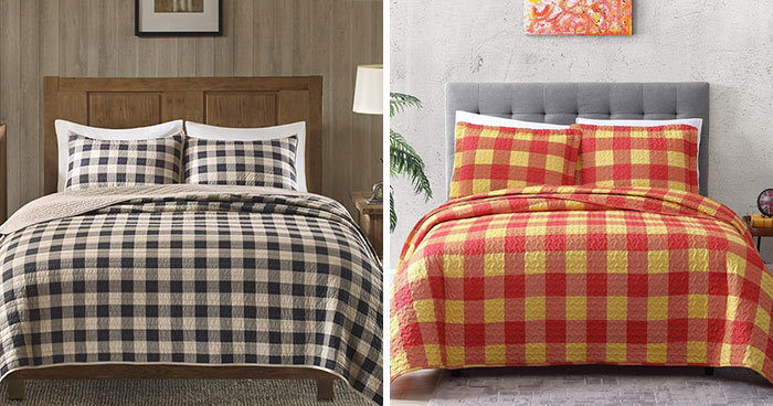 18 Dreamy Gingham Pattern Bed Covers You’ll Love