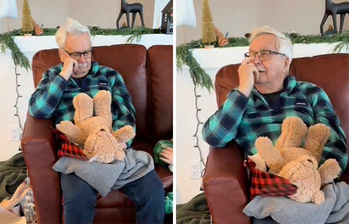 Grandpa Hears His Wife Of 66 Years’ Voice Through A Very Special Talking Teddy
