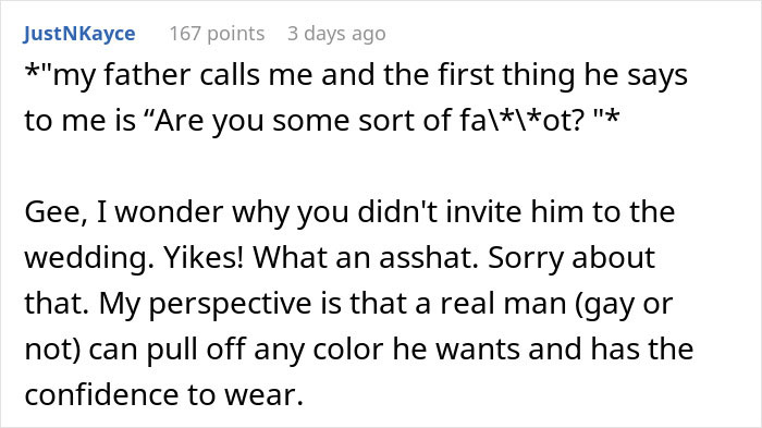 Bride And Groom Wear Lilac And Pink, Groom’s Family Decides That This Is An Issue Bride And Groom Wear Lilac And Pink, Groom’s Family Decides That This Is An Issue