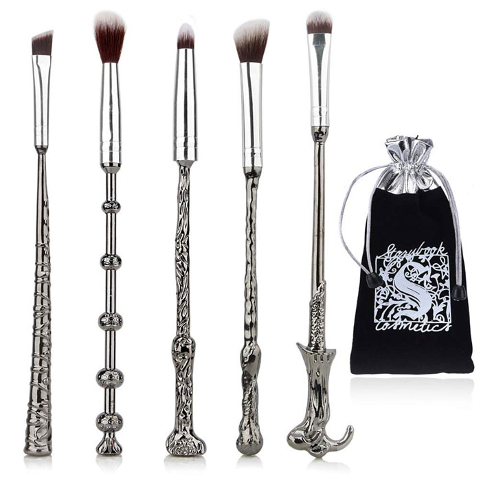 Glam Up With Our Magical Potter Makeup Brush Set, Just One Swish And Flick Away From Looking More Enchanting Than Fleur Delacour Herself!